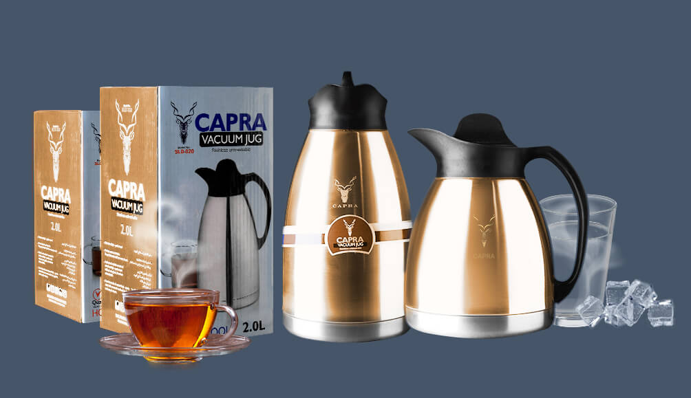 CAPRA High Quality Thermos Vacuum Flask & Bottles